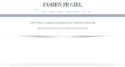 Desktop Screenshot of fashionprgirl.com